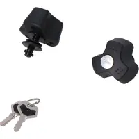 SW-Motech Varkaudenesto EVO-kantolaitteelle - QUICK-LOCK-toiminto. 2 vastaavaa lukkoa, 2 avainta.