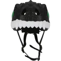 Crazy Safety Pyöräilykypärä Valolla - Lohikäärme - Musta - - 49-55 cm - Pyöräilykypärät
