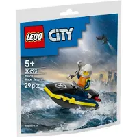 LEGO 30693 City Policy Police Jet Ski with Minifigure 59-piece set