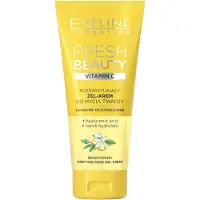 Eveline Cosmetics Fresh Beauty Illuminating -kasvojenpuhdistusgeeli-voide C-vitamiinilla 150ml