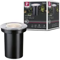 Paulmann Floor lattiauppovalaisin ruostumaton teräs GU10 Floor, himmennettävä, Alumiini/harmaa/sinkki, Ruostumaton teräs, Moderni,
