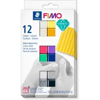 Staedtler Fimo 12x25g effect askartelumassa