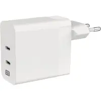 Xtrememac 65W Dual USB-C Charger | Eco-Friendly PD for MacBook & iPhone