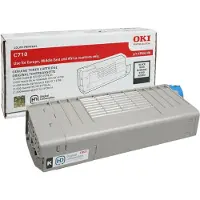 OKI 44318608 -laservärikasetti, musta