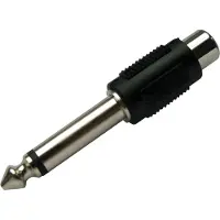 Schwaiger KHA4010 533, RCA, 6.3mm, Musta (KHA4010533)