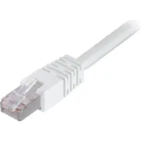 Deltaco STP-6 F/UTP Cat6 valkoinen verkkokaapeli