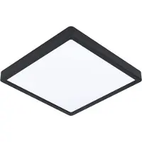 Eglo Led Fueva 5, Musta, Makuuhuone, Ruostumaton teräs, Moderni
