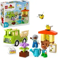 LEGO DUPLO Kaupunki Mehil isten ja mehil ispesien hoitaminen Esikouluik isten lasten oppimislelu 2 hahmoa ja ajettava kuorma-auto STEM-lelu Raken