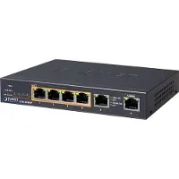 Planet GSD-604HP, Managed Network Switch, Gigabit Ethernet (10-100-1000), Ethernet-yhteys