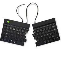 R-Go Tools Split Keyboard, (BE), black