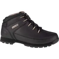 Timberland for man. TB0A2DUH0011 Euro Sprint leather boots black (45.5), Flat, Laces, Casual, Sport, Outdoor