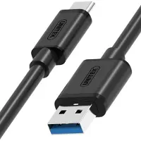 UNITEK Y-C474BK USB cable USB 3.2 Gen 1 (3.1 Gen 1) 1 m USB A USB C Black