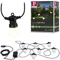 Paulmann Plug & Shine LED-keijuvalot Globe 7x0.2W 94165, himmennettävä, Musta, Synteettinen materiaali, Moderni