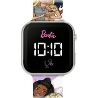 Disney - Accutime Barbie Printed Strap LED Kids - Katsella