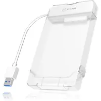 Icy Box – IB-AC703-U3, HDD-/SSD-kotelo, 2.5", Serial ATA III, 5 Gbit/s, Hot-swap, Valkoinen