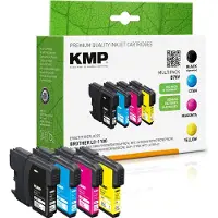 KMP – B78V, Musta, Syaani, Magenta, Keltainen, 12,7 ml, 4 kpl, 450 sivua, 325 sivua, Monipakkaus (1522,4805)