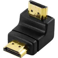 DeLOCK – HDMI-adapter, 19-pin ma to ma, angled (65073)
