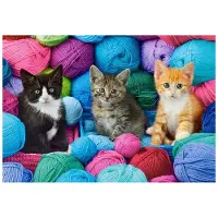 Castorland Kittens in Yarn Store 1000p palapeli