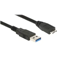 DeLOCK – USB 5 Gbps Cable Type-A male to Type Micro-B male 1 m black (85072)