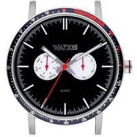 Watx WXCA2747 -kello. Laatikko, musta. Unisex.