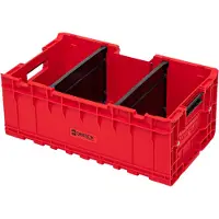 Qbrick Bac gerbable - - ONE Box 2.0 Plus - 35L - Punainen - Inserts M8