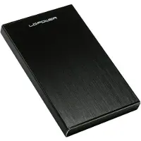 LC-Power LC-25U3-Becrux-C1, HDD-kotelo, 2.5", SATA, Serial ATA II, Serial ATA III, USB-liitettävyys, Musta
