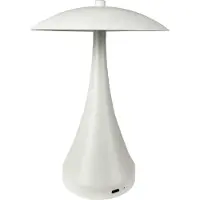 Dyberg Larsen Led pöytävalaisin Vienna, himmennettävä, Kerma/meripihka, Olohuone/ruokailutila, Metalli, Design