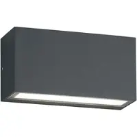 TRIO LED-seinävalaisin ulos Trio Trent 50x140x70mm antrasiitti