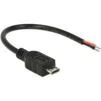 DeLOCK 82697 Usb Cable Usb Cables (micro-usb B. Straight. Straight. Musta