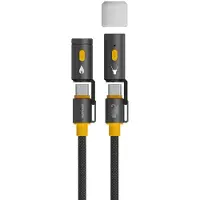 4smarts 3-in-1 USB-C Cable Set Explorer 240W - 1.5 m