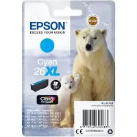 Epson 26XL Mustepatruuna Cyan