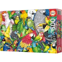 Educa Borras PARROTS 500P PALAPELI