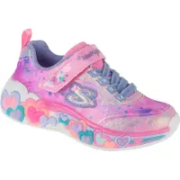 SKECHERS Eternal Heart Lights Vilkkuvat Lenkkarit, Pink, 33