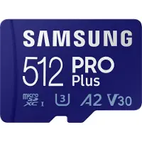 Samsung PRO Plus microSDXC 512GB &amp; USB Card Reader - Muistikortti