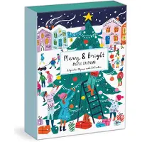 Sonstige Verlage Louise Cunningham Merry and Bright 12 Days of Christmas Advent Puzzle Calendar