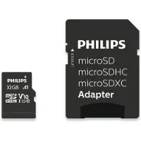 Philips microSDHC muistikortti 32GB Class10 V10 A1