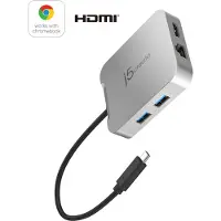 J5CREATE 4K60 Elite USB-C -Moniporttinen Sovitin