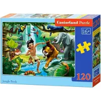 Castorland Jungle Book 120 pcs, Kuviopalapeli, 120 kpl, Sarjakuvat, Lapset, 6 vuosi/vuosia