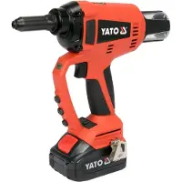 YATO akkukäyttöinen popniittikone YT-82955; 18 V; 1x3,0 Ah akku