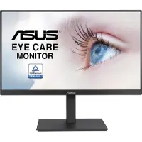 Asus va24eqsb eye care monitor 23.8inch fhd ips frameless 75hz adaptive-sync low blue light flicker free ergonomic design