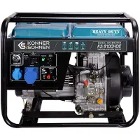 Könner&Sohnen KÖNNER &amp SÖHNEN DIESELGENERAATTORI 6,0kW 230V KS 8100HDE (EURO V)