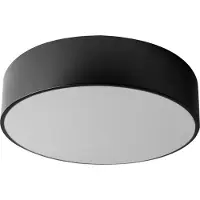 Toolight Plafond 30cm Pyöreä Kattolamppu APP640-3C Musta
