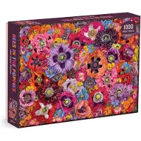 Galison Bees in the Poppies 1000 Piece Puzzle