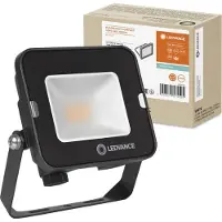 Ledvance LED Valonheitin Kompakti Musta 10W 1000lm 100D - 840 Kylmä Valkoinen | IP65 - Symmetrinen | Vedenkestävä