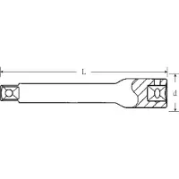Stahlwille Jatkovarsi Nr405/14; 1/4''; 356 mm