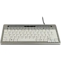 BakkerElkhuizen – BakkerElkhuizen S-board 840, Tenkeyless (80–87 %), Langallinen, USB, Näppäimen saksikytkin, AZERTY, Vaaleanharmaa, Valkoinen (BNES840DFR)