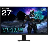 Gigabyte 27" GS27Q X, 250Hz (OC) QHD-pelimonitori, musta