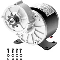 Vevor 350W sähköinen tehokas tasavirtamoottori, 24V 3000rpm Go Kart sähköinen harjallinen moottori, sähköinen motocross-moottori sähköpyörään moottoripyörä skootteri tee-se-itse