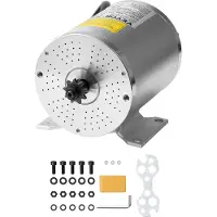 Vevor 1800W sähköinen harjaton tasavirtamoottori, 48V 4500rpm Go Kart -sähkömoottori, sähköinen motocross-moottori sähköpyörään, moottoripyörä-skootteriin, tee-se-itse