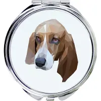 Art-Dog Basset Hound - peili kuva ja geometrinen merkki Art-Dog-merkiltä, XS